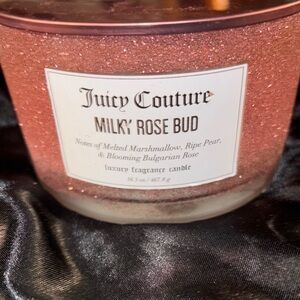 Juicy Couture Milk' Rose Bud Candle - Glittering Pink